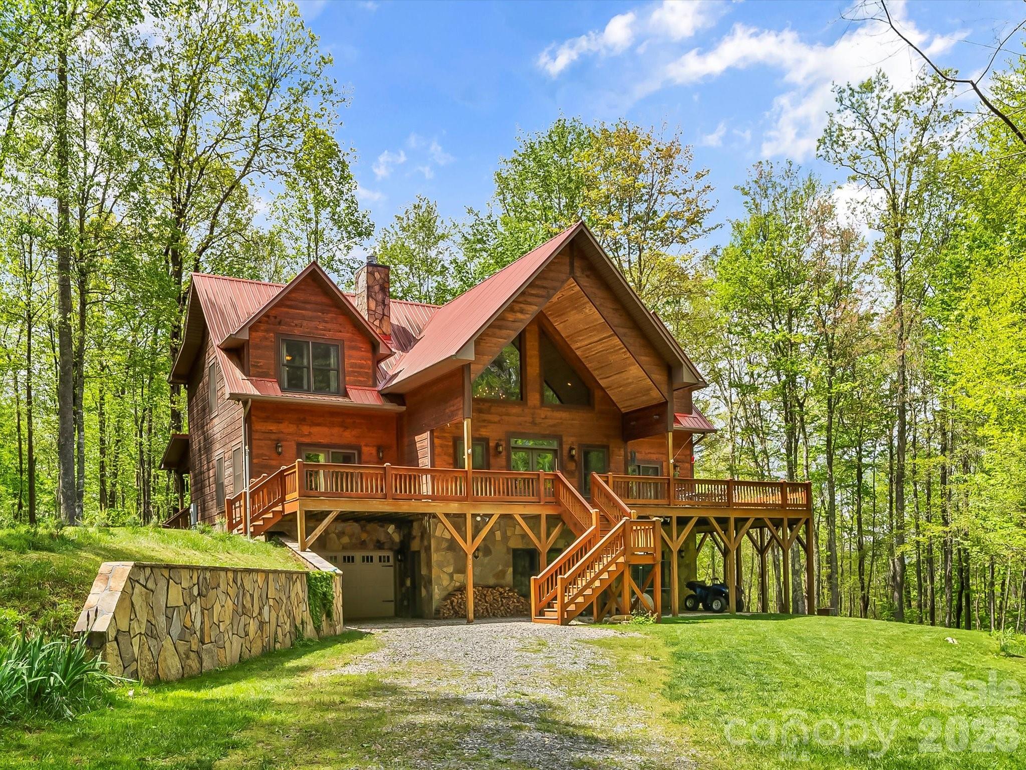 917 Otter Mountain Road Topton, NC 28781 - Photo 1 of 48 a view of a house with a yard