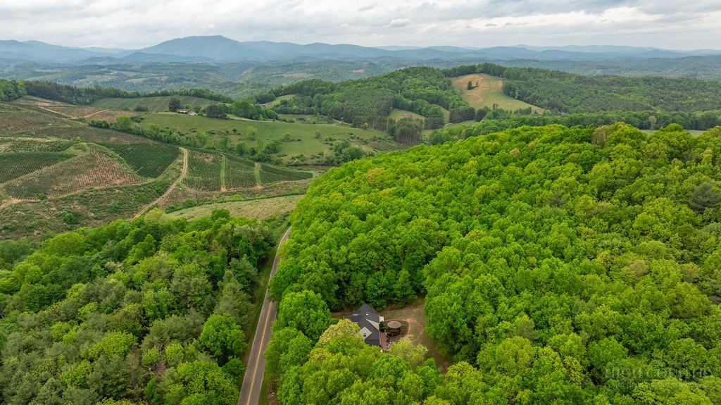 970 Vox Road Sparta, NC 28675 - Photo 47 of 50 an aerial view of residential houses with outdoor space and trees