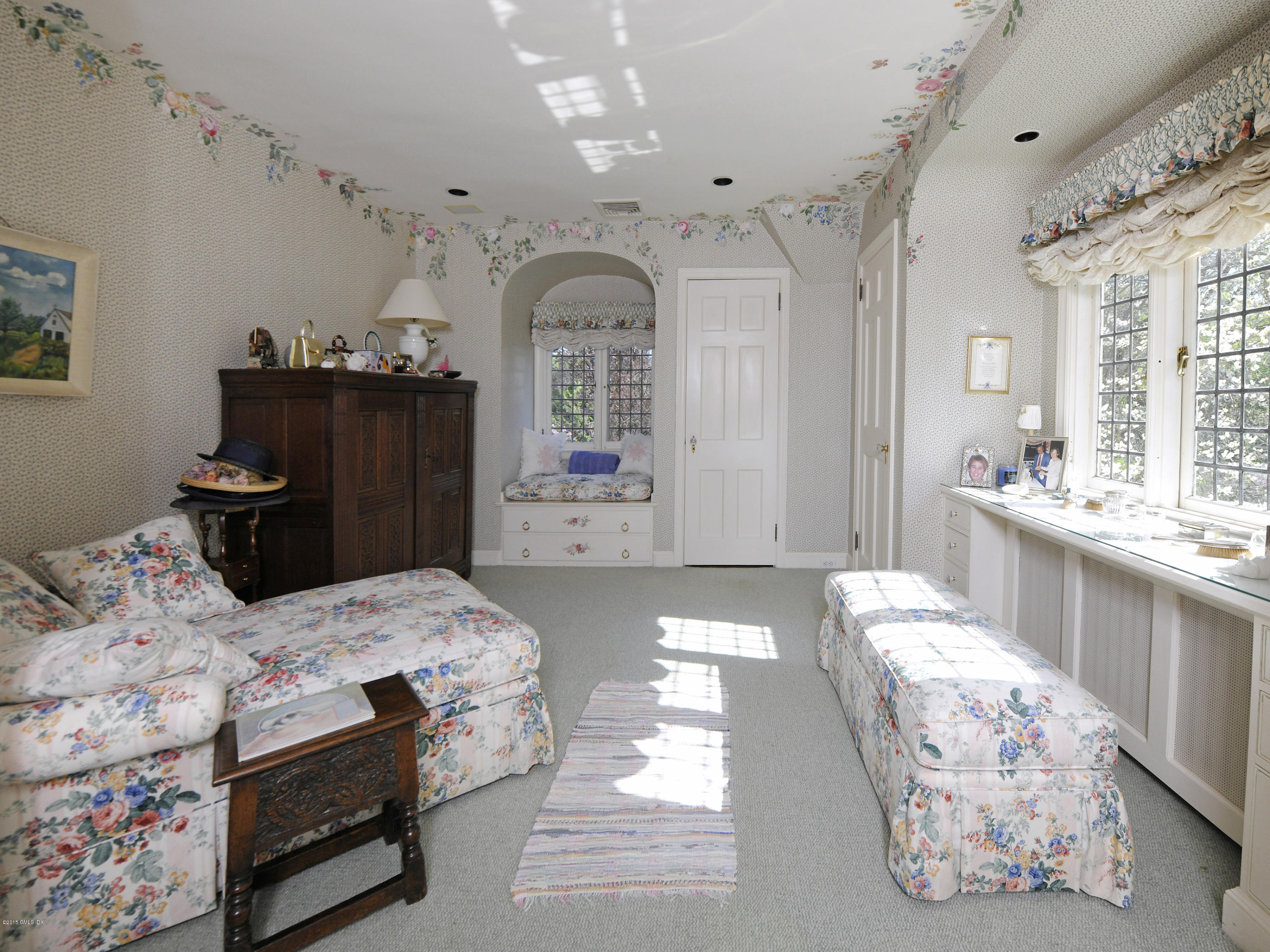 9 Frost Road Greenwich, CT 06830 - Photo 12 of 29 a bedroom with a bed and a dresser
