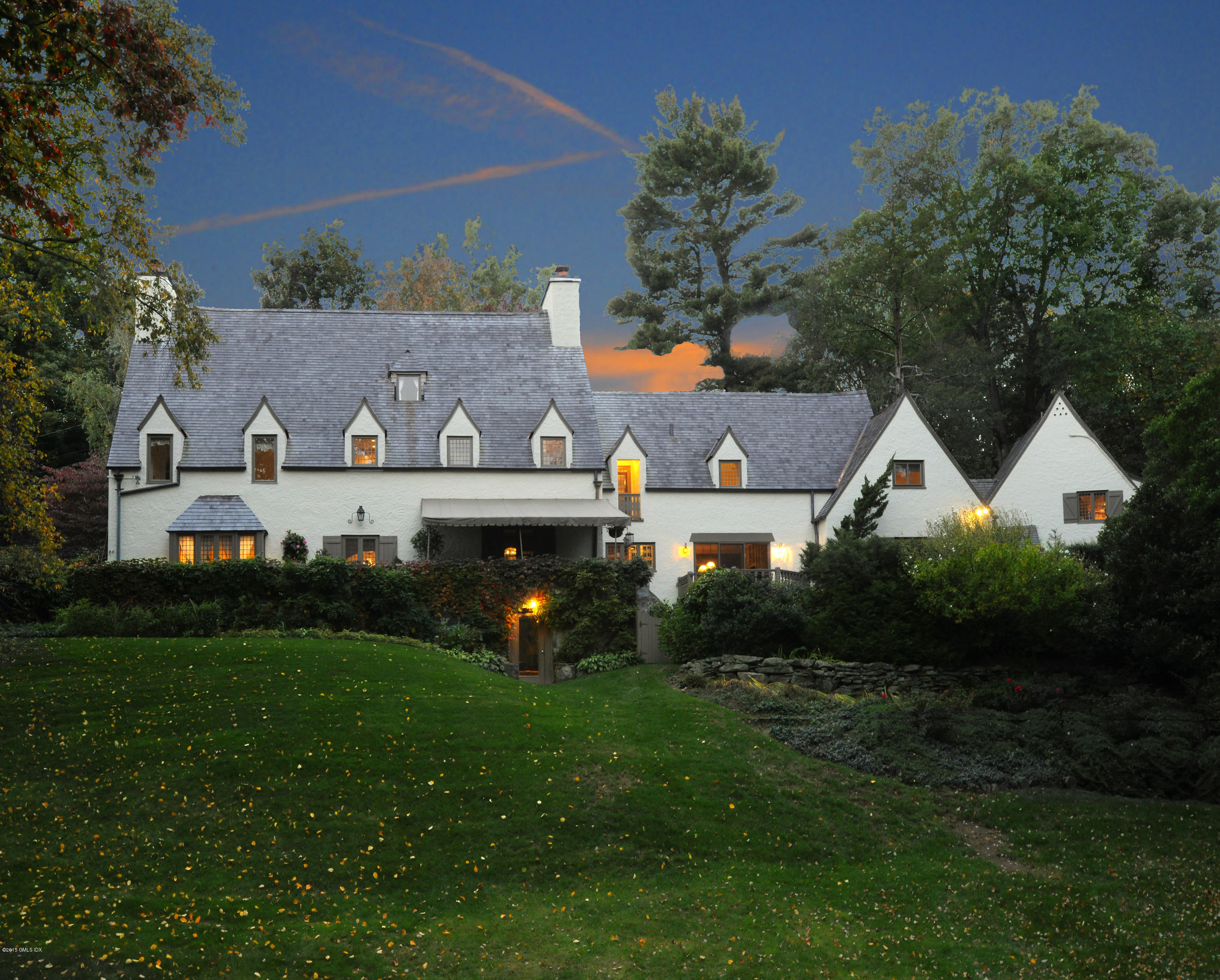 9 Frost Road Greenwich, CT 06830 - Photo 21 of 29 a view of house with garden space and street view