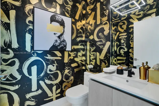 a balcony with furniture and city view