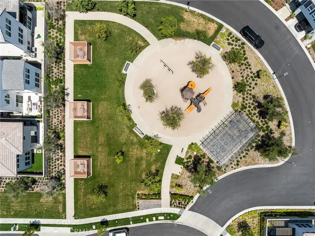 an aerial view of multi story residential apartment building