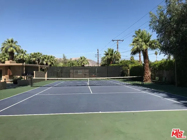 a view of a tennis court