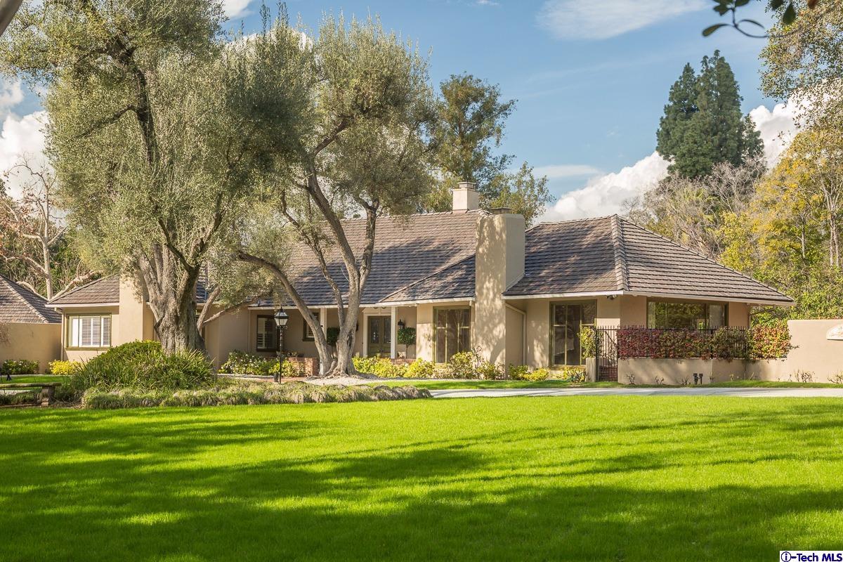 1 Oak Knoll Terrace Pasadena, CA 91106 - Photo 3 of 88 a front view of a building and a garden