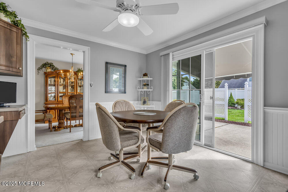 15 Rita Drive Howell, NJ 07731 - Photo 14 of 26 a view of a dining room with furniture window and outside view