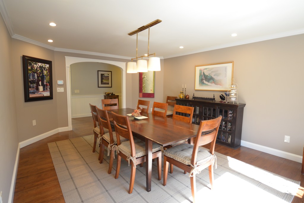 61 Dean Road Weston, MA 02493 - Photo 5 of 10 a view of a dining room with furniture