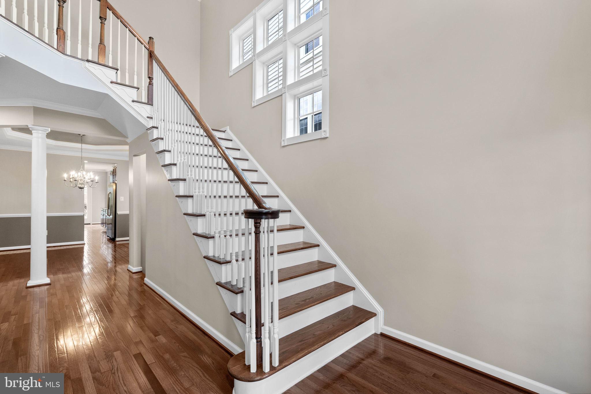 3614 Coatesly Drive Chantilly, VA 20151 - Photo 6 of 51 a view of staircase with white walls and a window