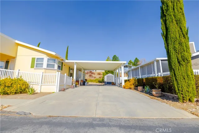 a view of a street with houses