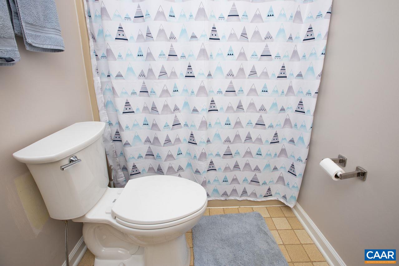 2036 Stone Ridge Roseland, VA 22967 - Photo 17 of 18 a white toilet sitting next to a shower curtain
