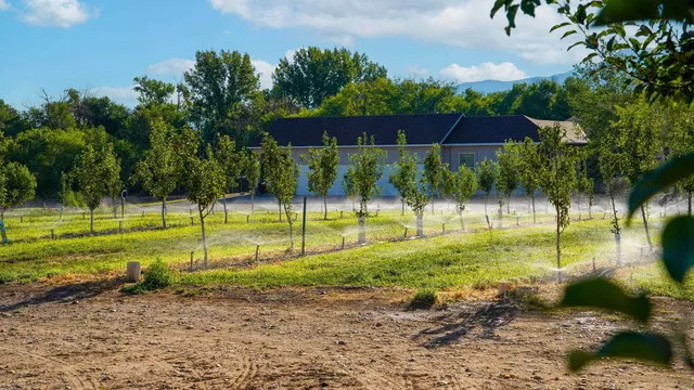 a front view of a house with a garage