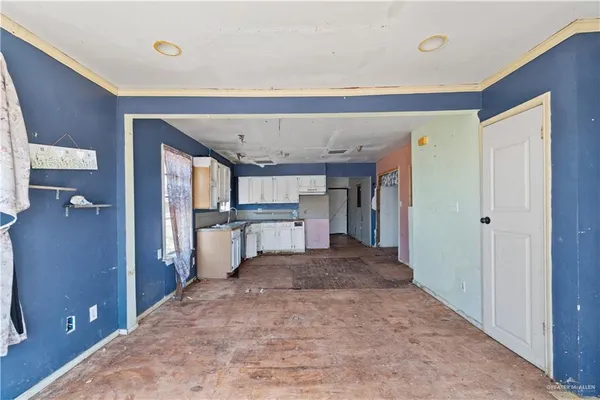 a view of an empty room