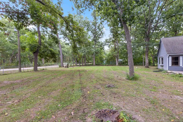 a view of outdoor space with trees