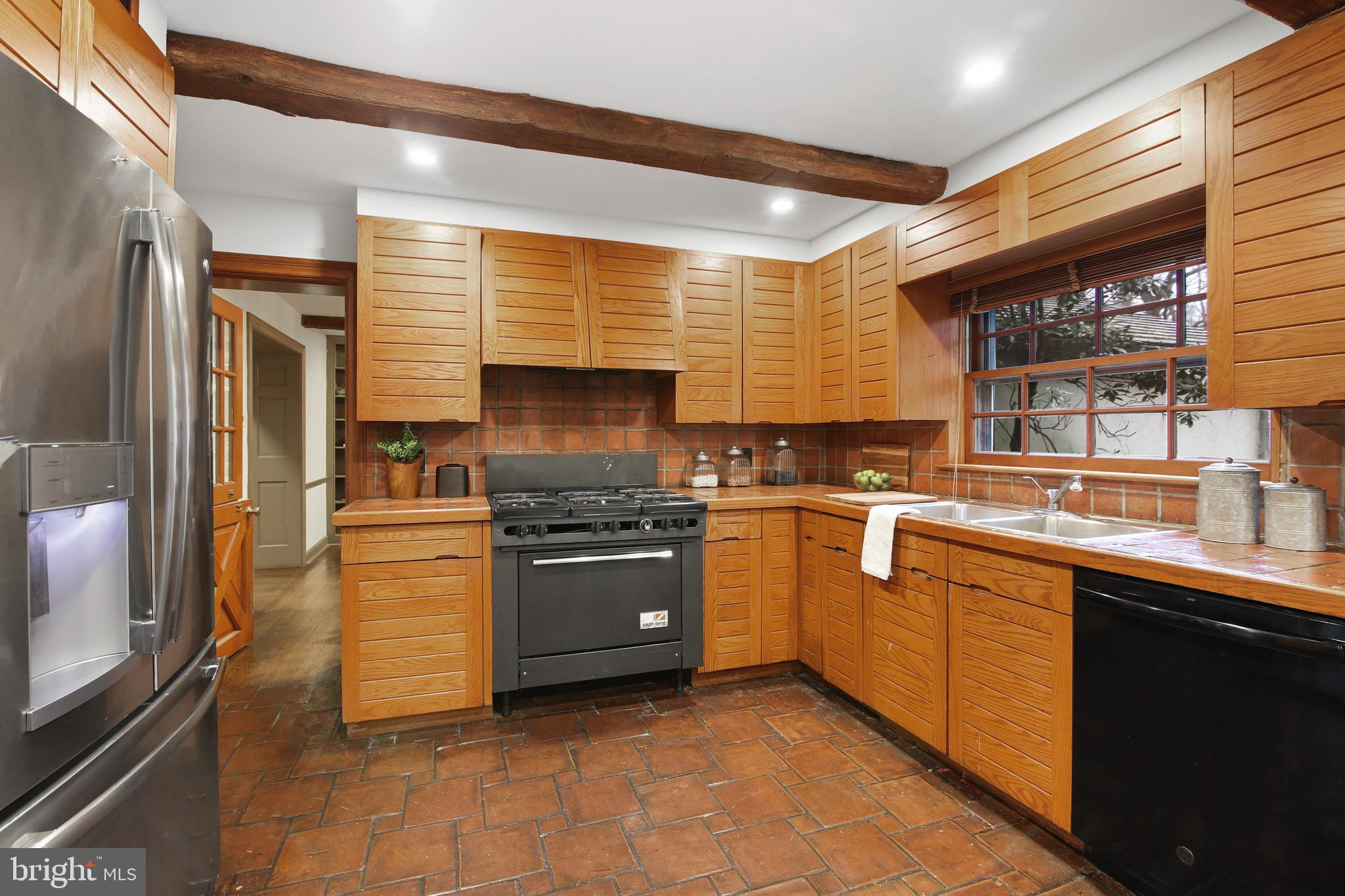 5 Wellesley Road Swarthmore, PA 19081 - Photo 14 of 40 Kitchen with Commercial Range