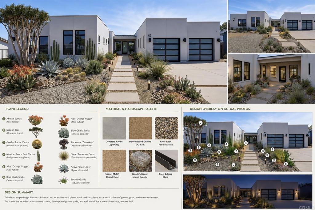 417 Bell Rnch Road Solana Beach, CA 92075 - Photo 2 of 47 Landscaping renderings and images are for illustrative purposes only and are intended to convey desi