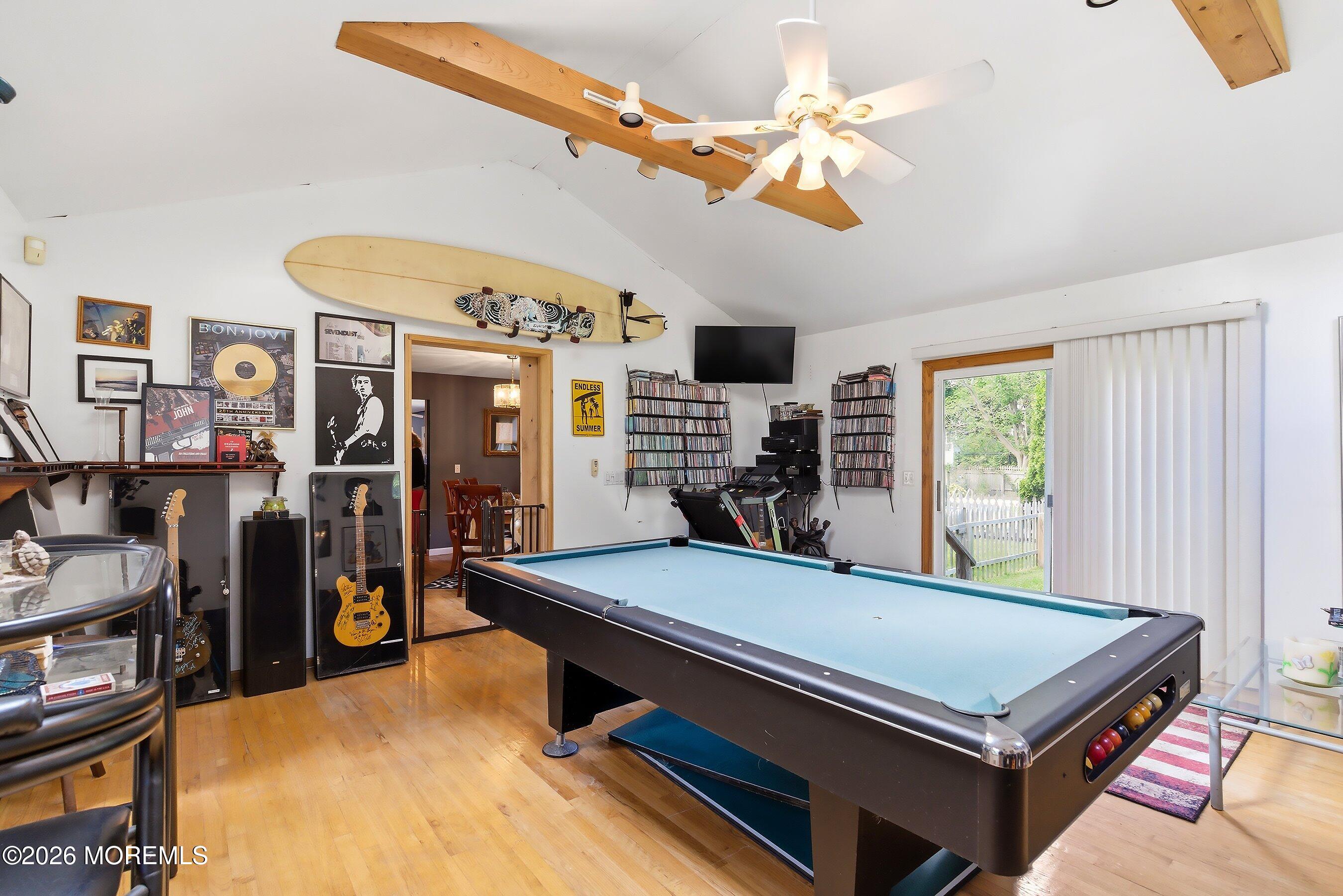 822 York Road Brick, NJ 08724 - Photo 15 of 37 a living room with pool table and flat screen tv