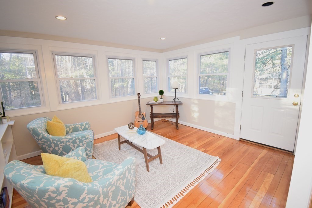 243 Hampton Road Sharon, MA 02067 - Photo 8 of 36 a living room with furniture and wooden floor