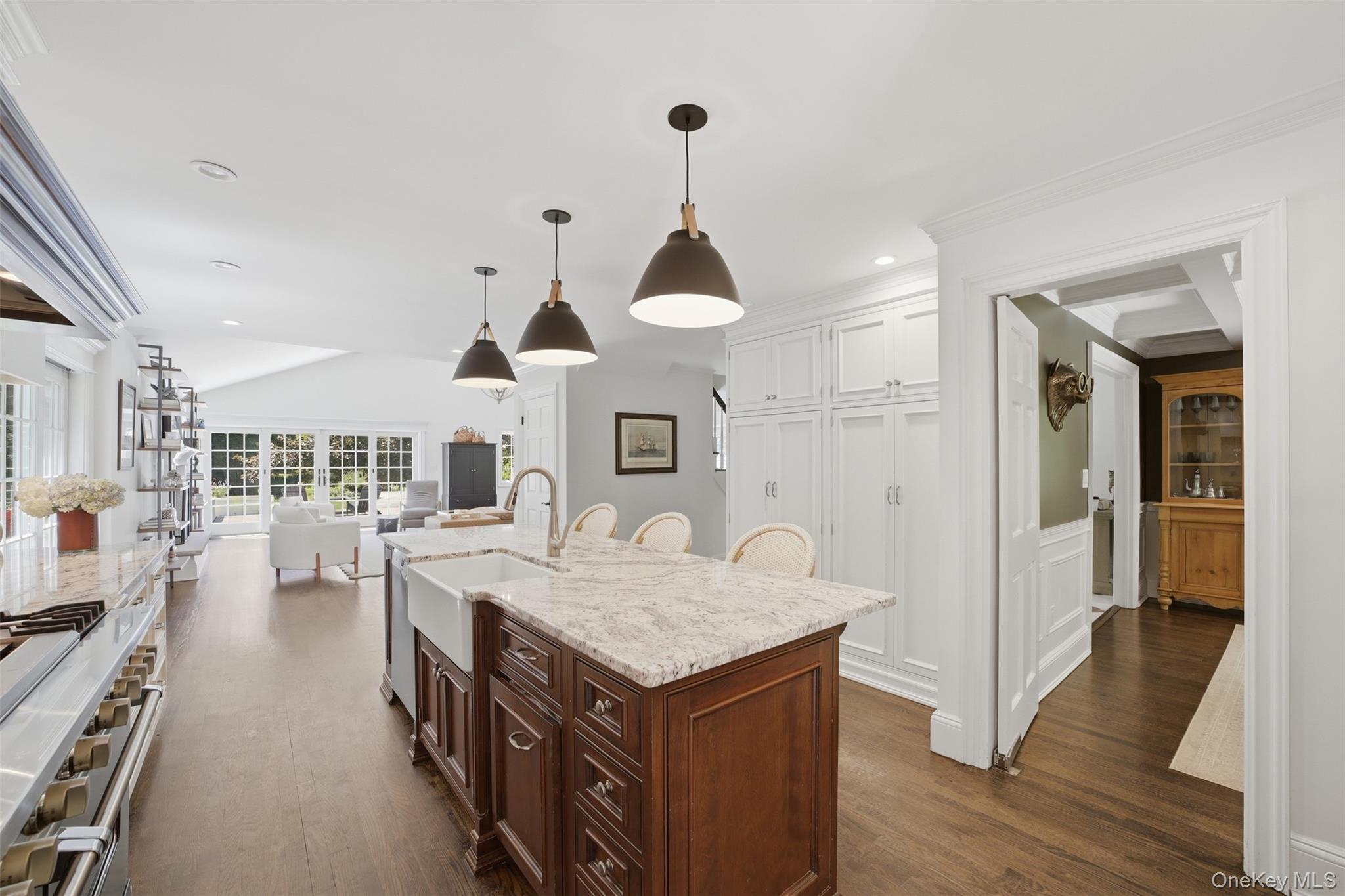 13 Schildbach Road Pound Ridge, NY 10576 - Photo 6 of 46 Open kitchen into great room and dining room inviting easy entertaining and living