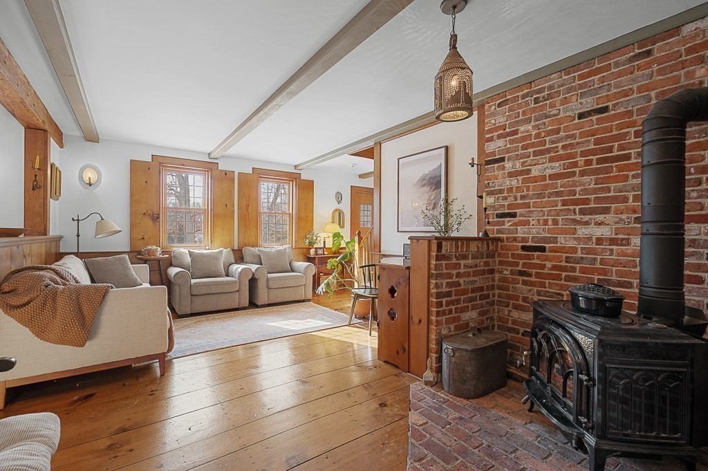 2 Marie Drive Blackstone, MA 01504 - Photo 5 of 42 a living room with furniture windows and a fireplace