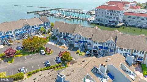 aerial view of a house with a swimming pool