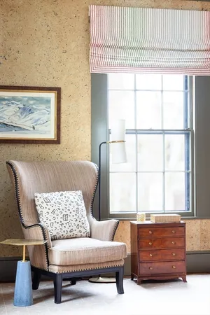 a view of a chairs and table in a room