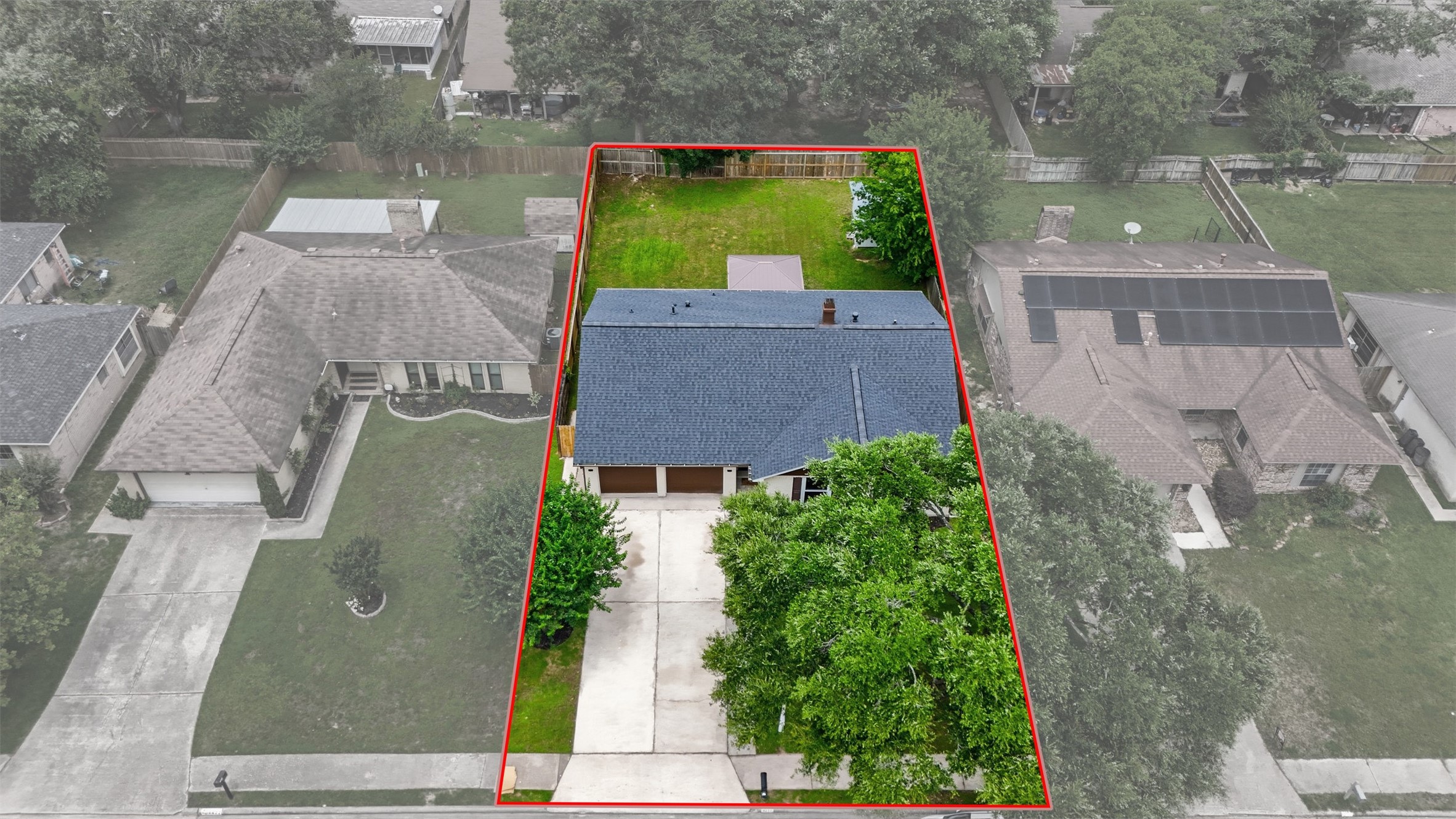 9418 Kilrenny Drive Spring, TX 77379 - Photo 21 of 47 an aerial view of a house with a yard