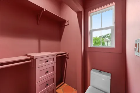 a view of a closet