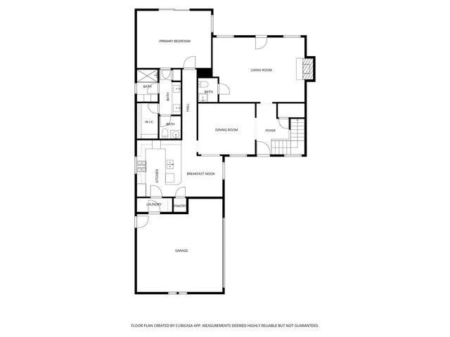a picture of a floor plan