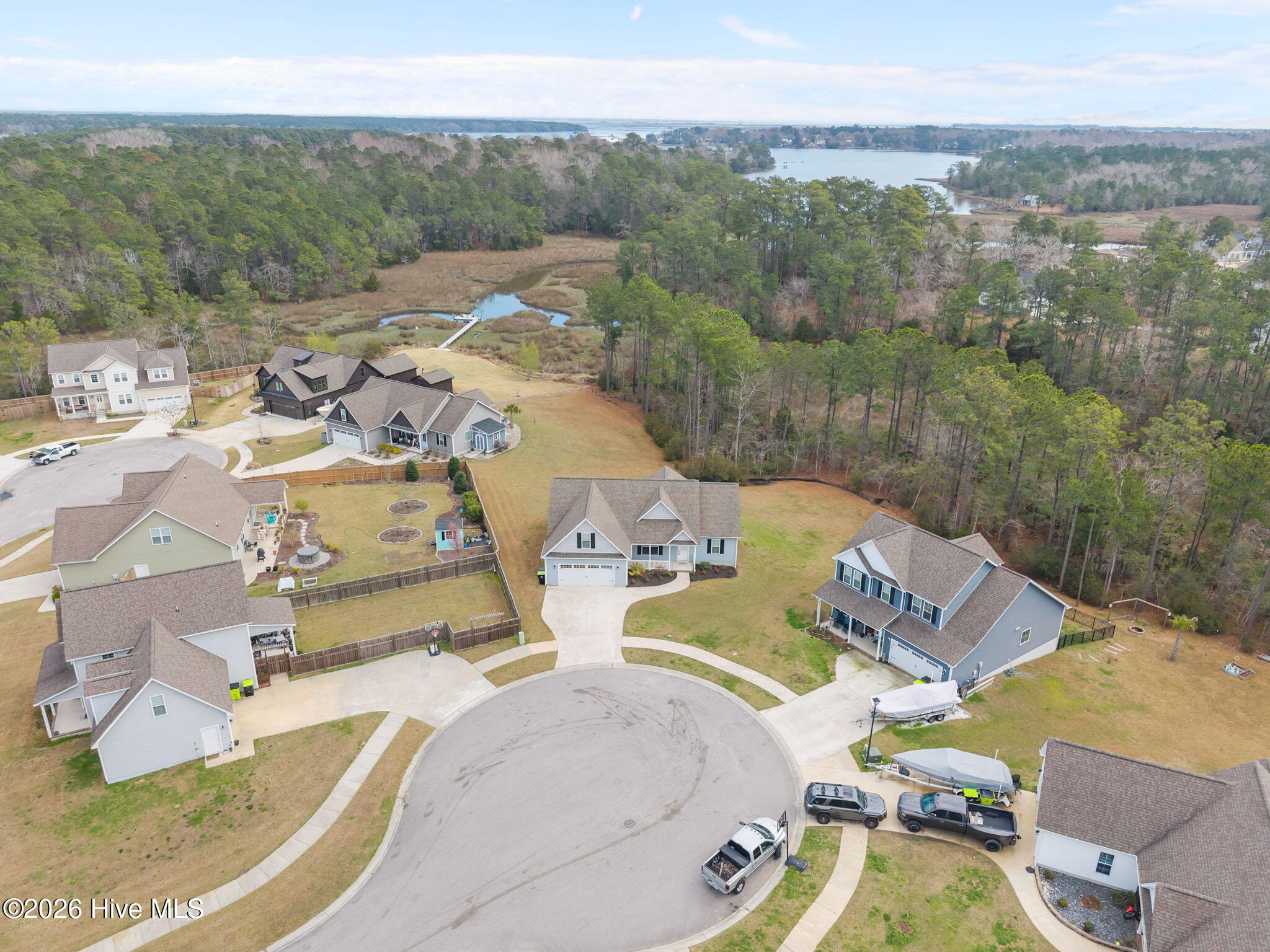 121 Shadow Creek Drive Hubert, NC 28539 - Photo 11 of 53 AERIAL VIEW OF HOME