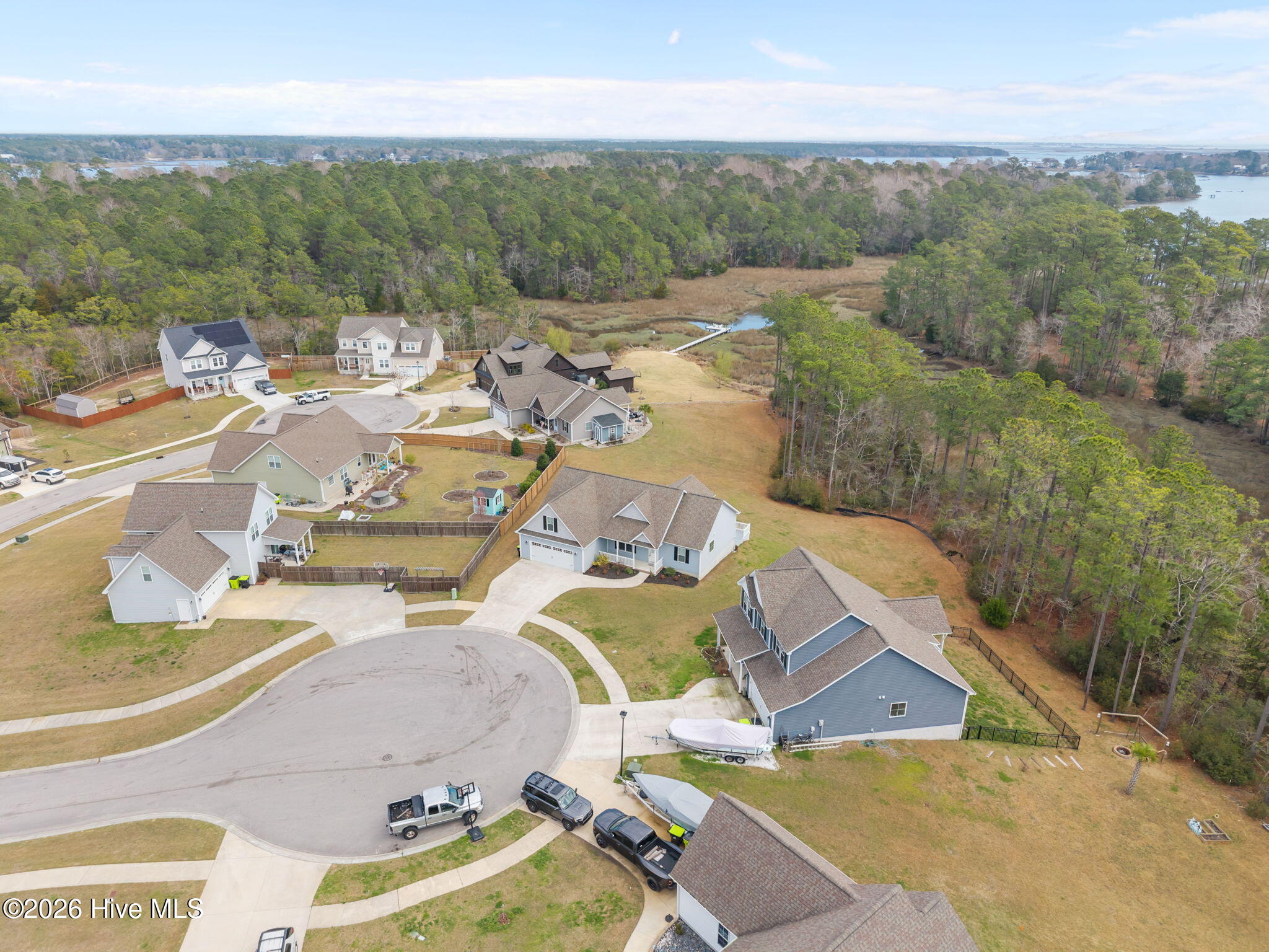121 Shadow Creek Drive Hubert, NC 28539 - Photo 12 of 53 AERIAL VIEW OF HOME