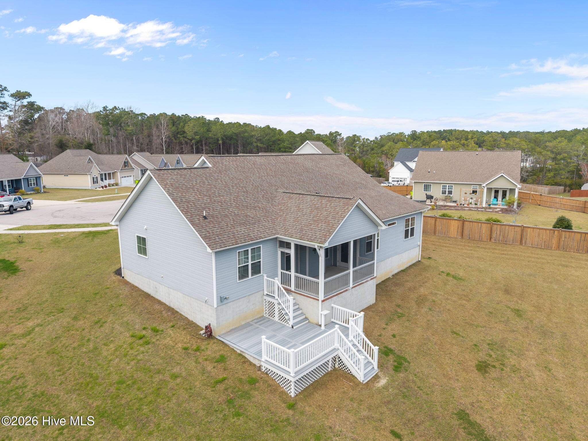 121 Shadow Creek Drive Hubert, NC 28539 - Photo 7 of 53 BACK SCREENED PORCH