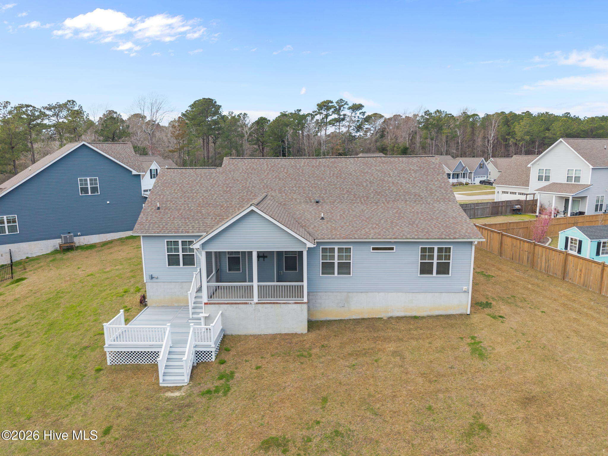121 Shadow Creek Drive Hubert, NC 28539 - Photo 8 of 53 BACK OF HOME