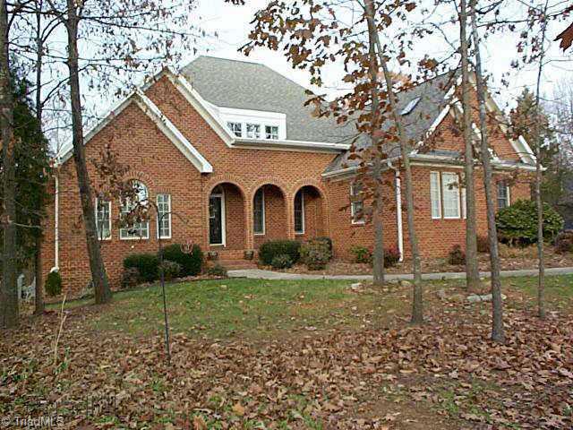 1505 Whites Mill Road High Point, NC 27265 - Photo 1 of 16 Exterior Front. The Exterior of this all brick beauty shows many custom details and sits on a 2+ Acre Lot