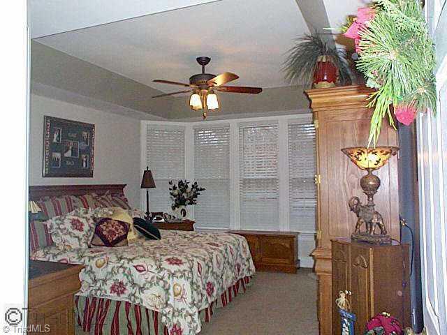 1505 Whites Mill Road High Point, NC 27265 - Photo 6 of 16 Other. Master Bedroom on mail level has box tray ceiling, ceiling fan, and wonderful windows