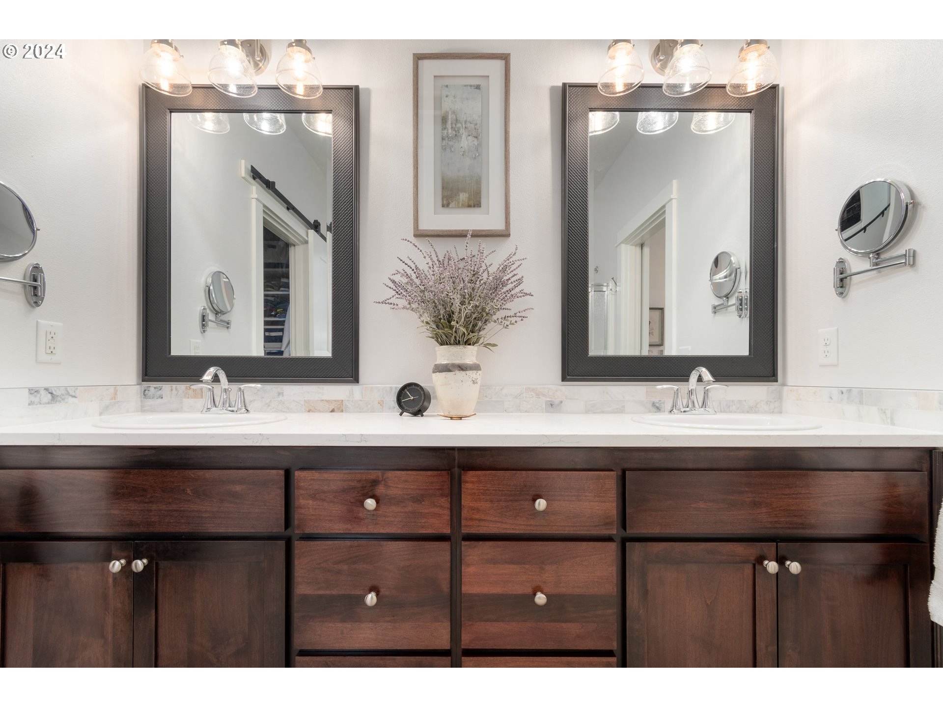3622 Stark Street Eugene, OR 97404 - Photo 20 of 48 a bathroom with a sink and a mirror