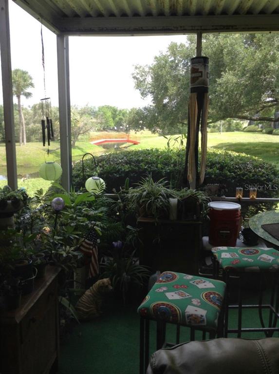 Screened Patio with Waterview