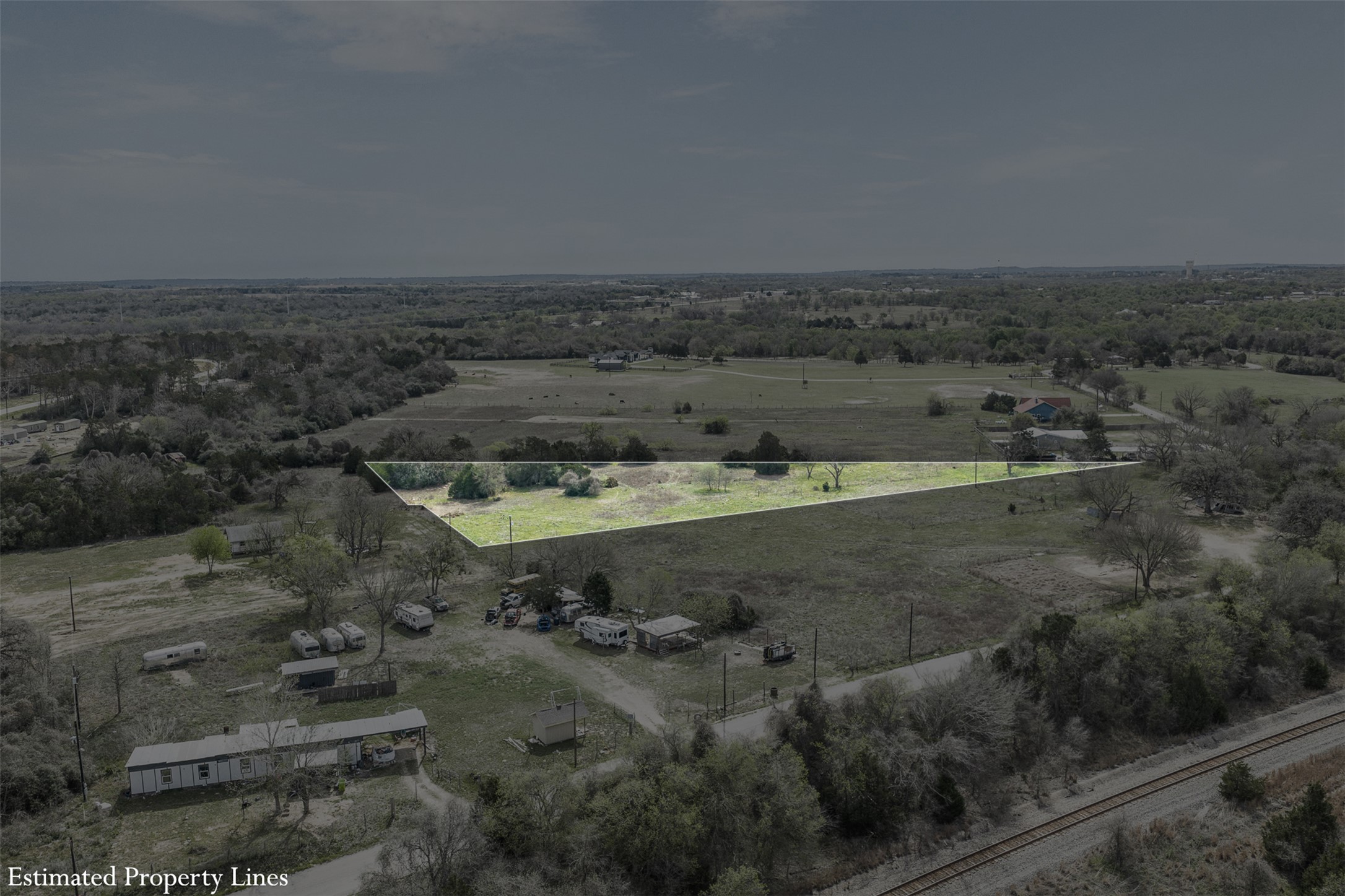 Tbd Sayers Road Bastrop, TX 78602 - Photo 6 of 8 View of rural area featuring property parcel outlined
