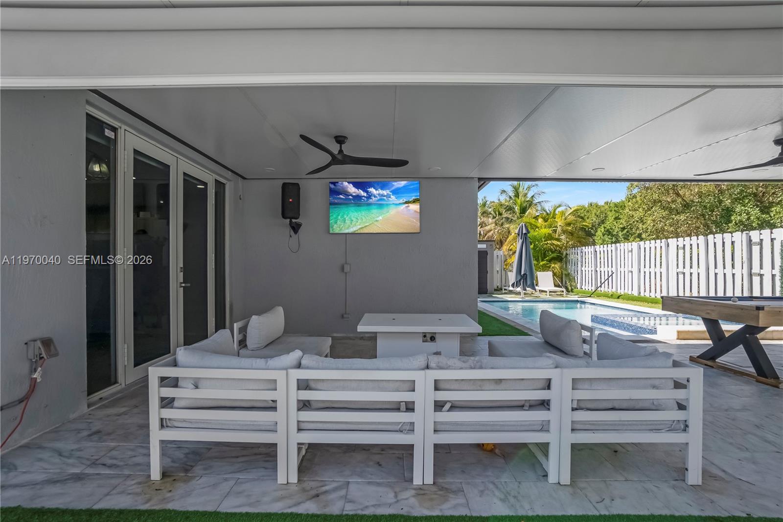 2132 Northeast 38th Road Homestead, FL 33033 - Photo 31 of 48 a view of outdoor space with seating