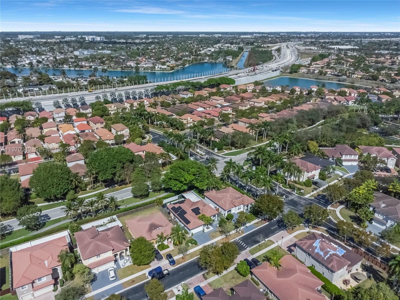 2132 Northeast 38th Road Homestead, FL 33033 - Photo 38 of 48 an aerial view of residential houses with city view