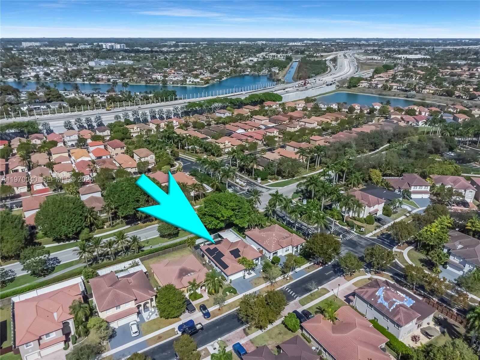 2132 Northeast 38th Road Homestead, FL 33033 - Photo 47 of 48 an aerial view of residential houses with outdoor space