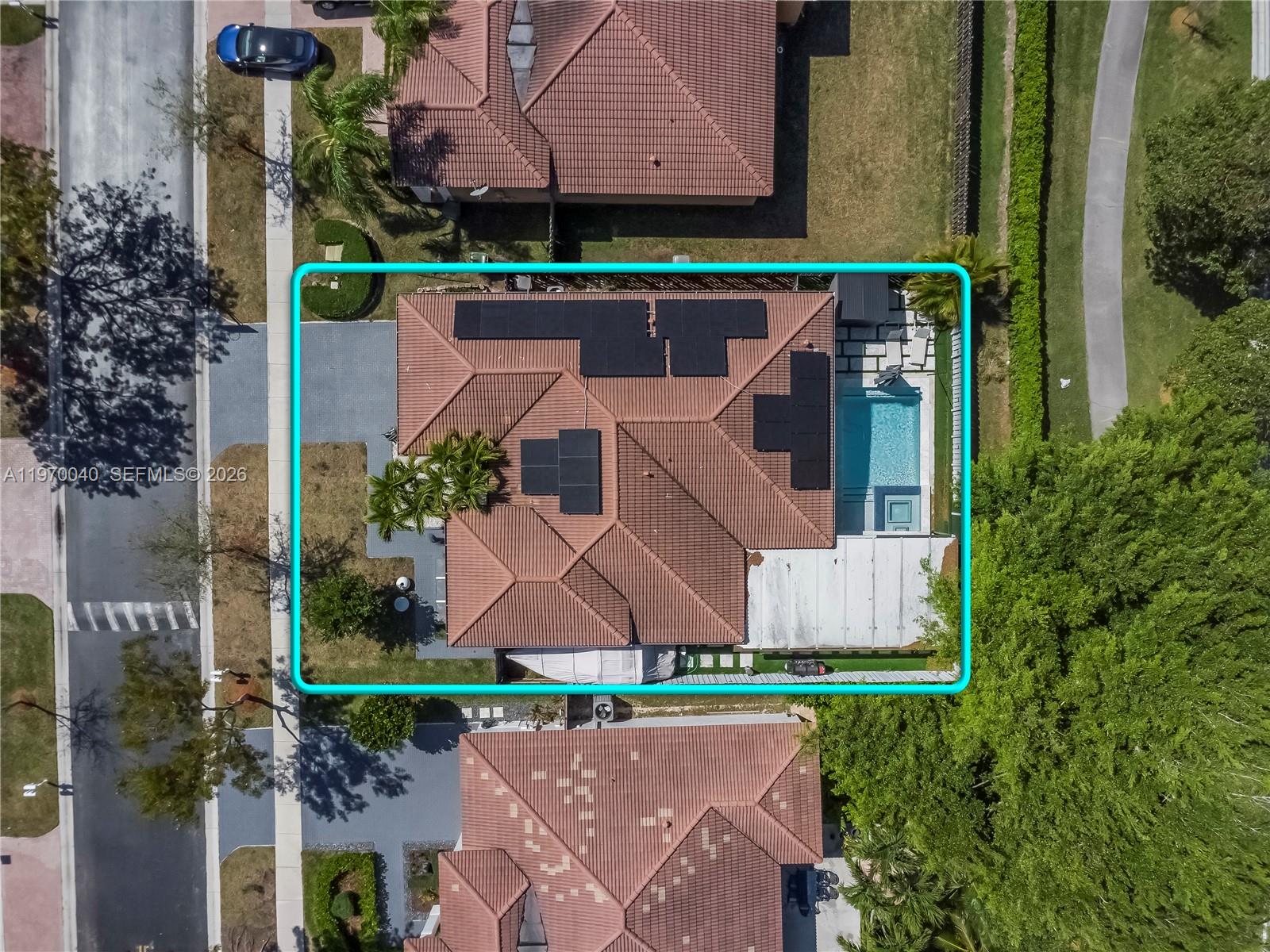 2132 Northeast 38th Road Homestead, FL 33033 - Photo 48 of 48 an aerial view of a house with a yard and a large tree