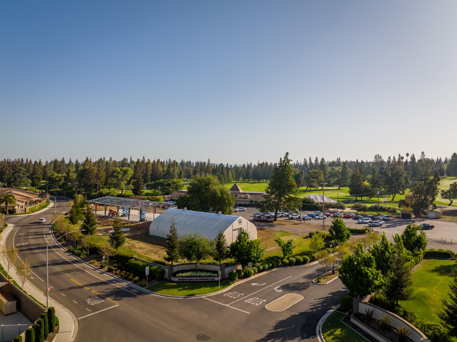 624 North Stearns Road Oakdale, CA 95361 - Photo 11 of 14 an aerial view of a garden with swimming pool