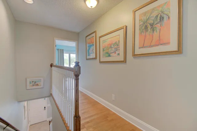 a view of front door with furniture