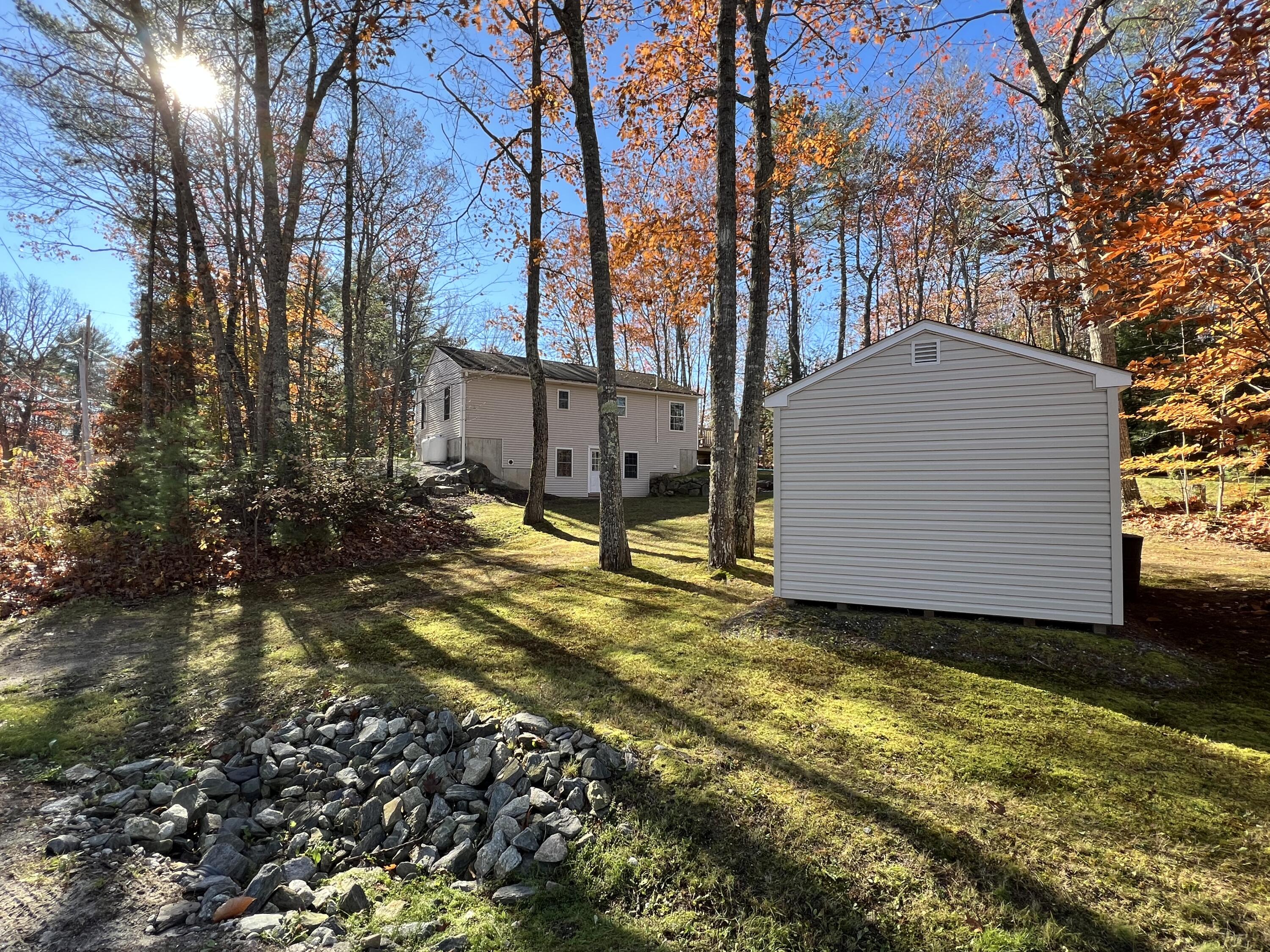 148 Libby Road Casco, ME 04015 - Photo 27 of 33 Backyard and shed