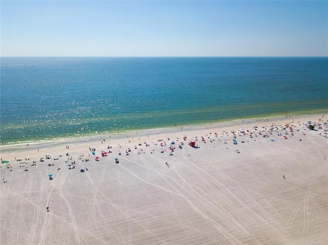 a view of an ocean beach