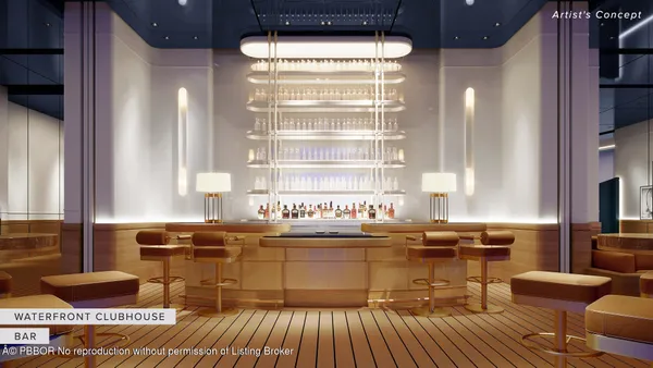 a room with lots of chairs and mirrors