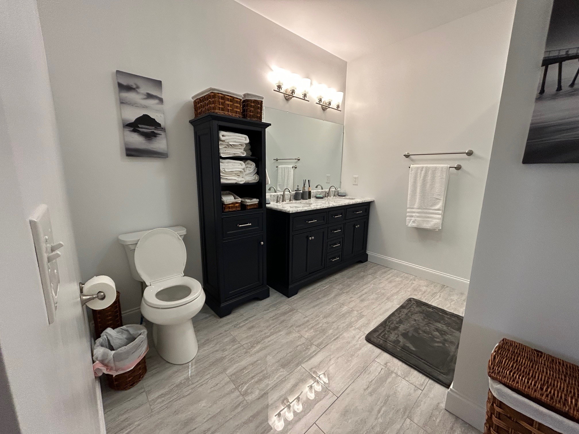 6960 Millersburg Road Christiana, TN 37037 - Photo 37 of 68 a bathroom with a toilet sink vanity granite and mirror