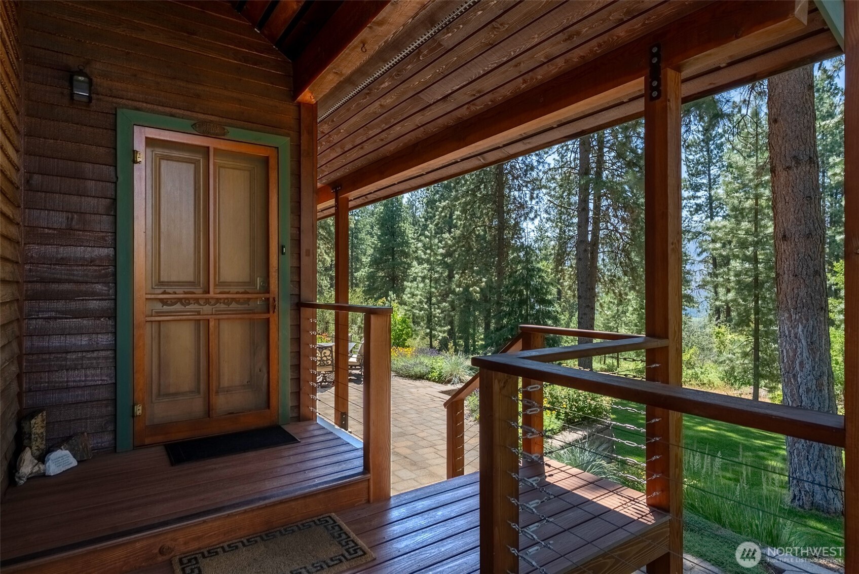 2 Trillium Road Winthrop, WA 98862 - Photo 5 of 40 a view of balcony with wooden floor