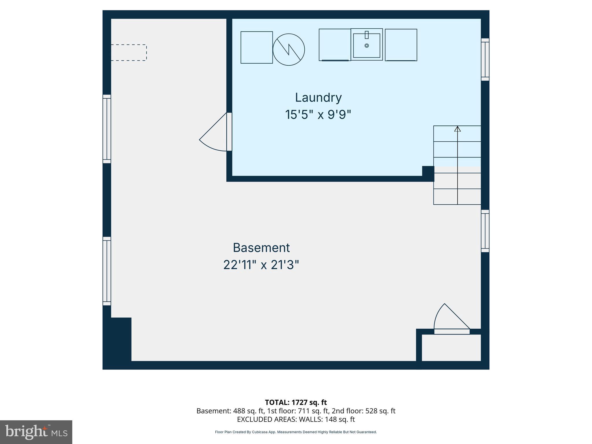 941 Homberg Avenue Baltimore, MD 21221 - Photo 33 of 34 Basement layout