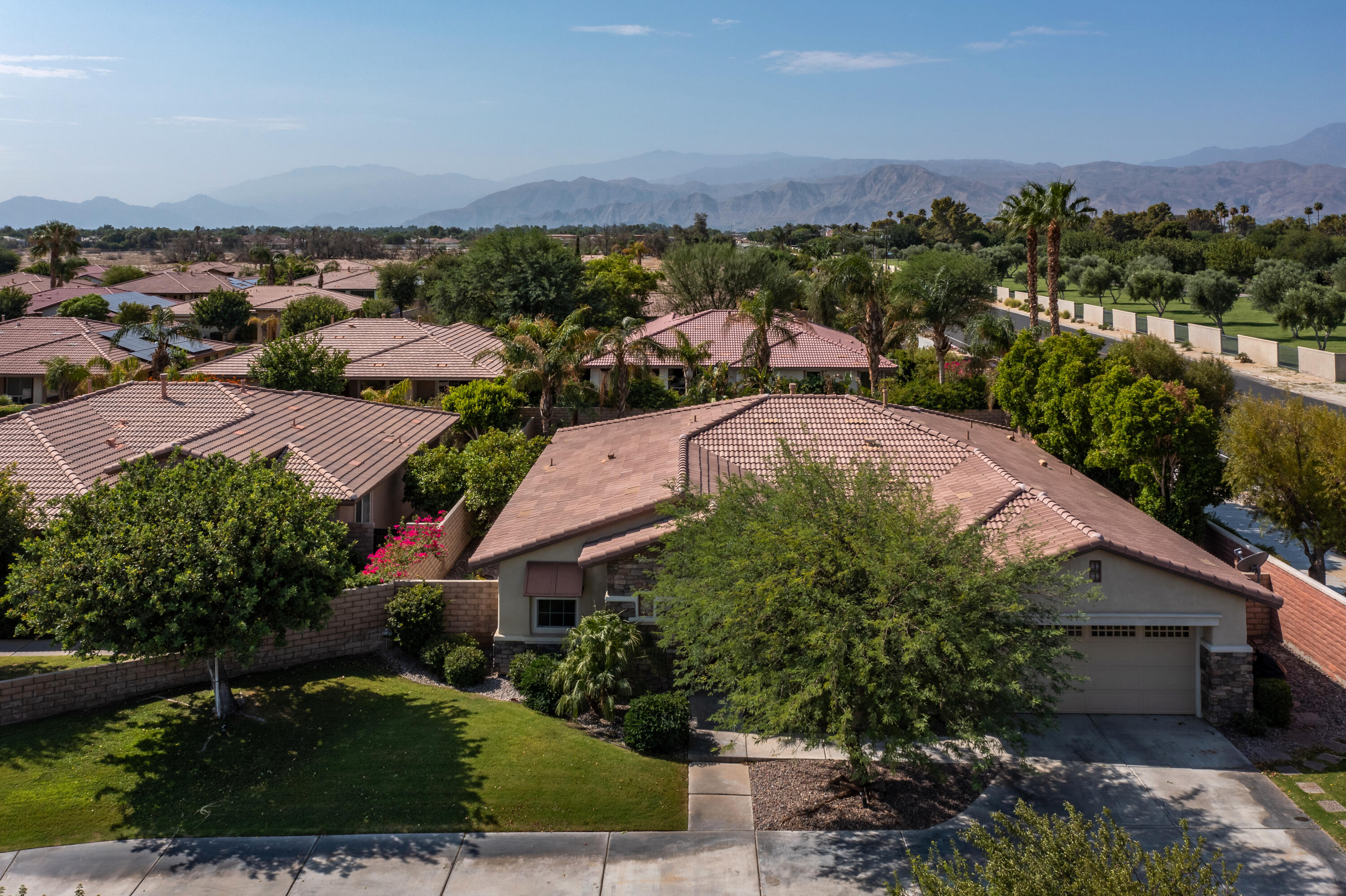 161 Via Siena Rancho Mirage, CA 92270 - Photo 7 of 44 South facing backyard