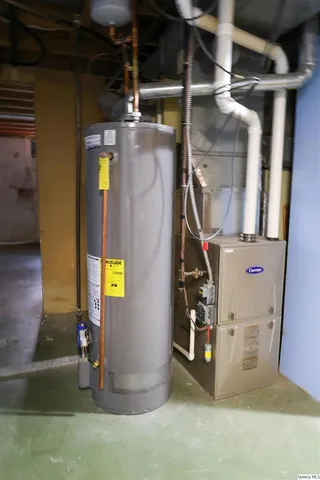 a view of water heater room